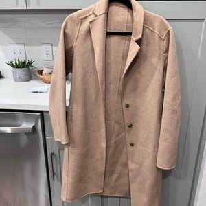 Camel wool coat